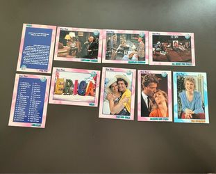 Lot of 9 of 1991 Vintage All My Children Trading Cards