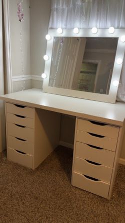 White vanity ikea
