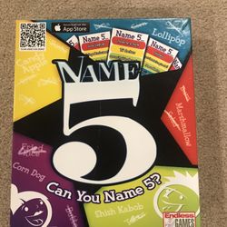 Name 5 BOARD GAME