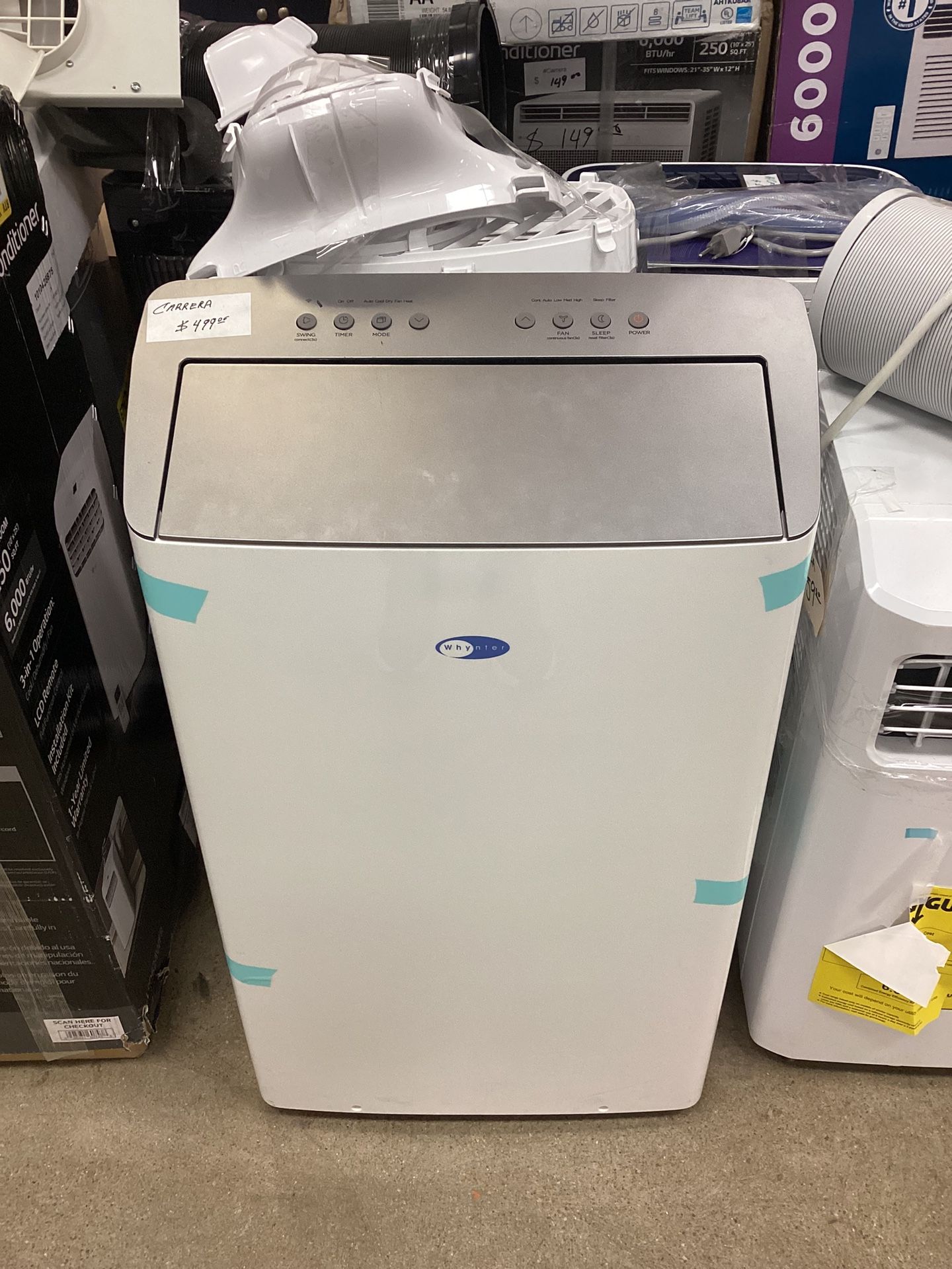 Whynter Portable Air Conditioner With Dehumidifier