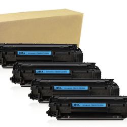 4 PK CB435A/36A/285A Toner Cartridges For HP LaserJet Printers P1005/6/1100/etc