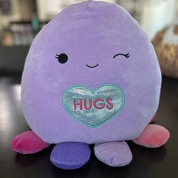 Beula the Octopus Squishmallow from the Valentine's Day "Hugs" collection Stuffed Animal 