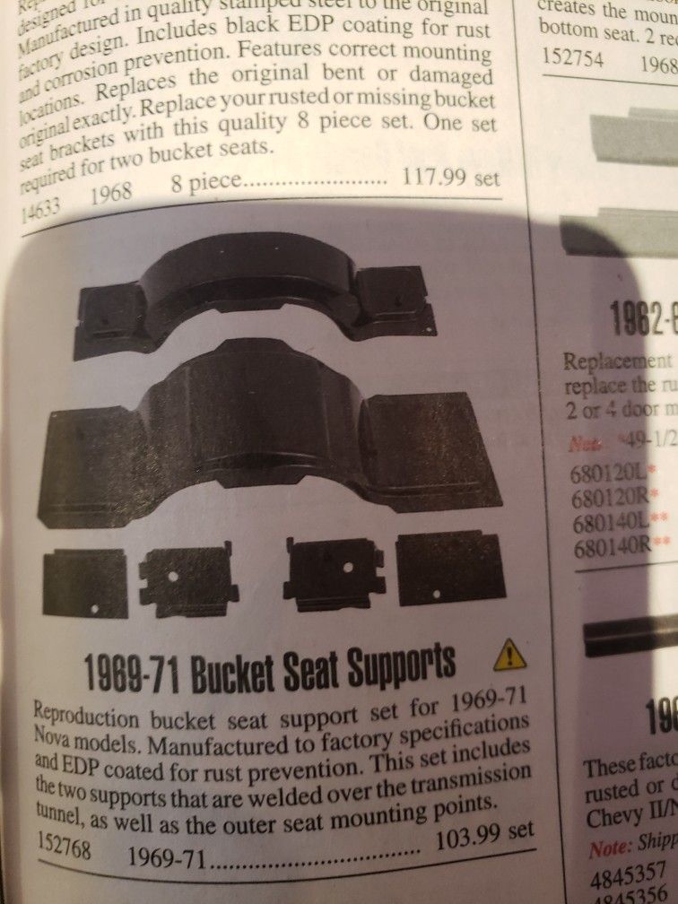 Chevy Nova Parts For Sale $ $$