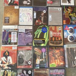 CONCERT DVD’s w/ DVD Player-35 Total-Most Are Still Sealed!!