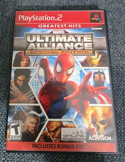 Playstation 2 Marvel Ultimate Alliance Special Edition Game