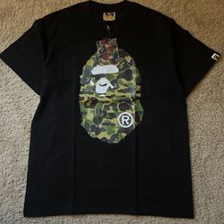 Bape Tee ABC Camo Black x Green Medium New