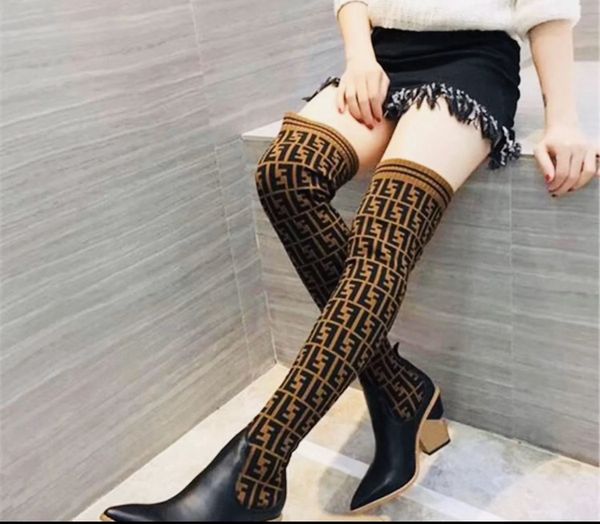 over the knee boots fendi