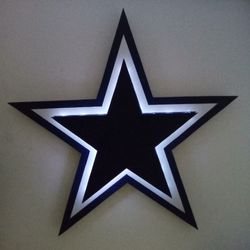 Dallas Cowboys 3D Star (White LEDs Only)