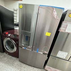 GE STAINLESS STEEL REFRIGERATOR