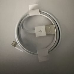 1m Apple USB 2.0  To Lighting Charging Cable 