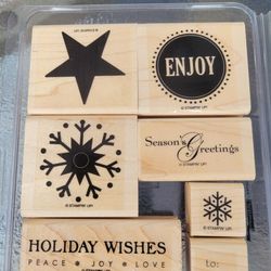 Stampin Up Rubber Stamps Holiday Collection