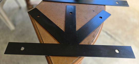 Gable plate 2/12 × 3/16