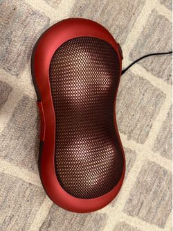 Heating back neck massager