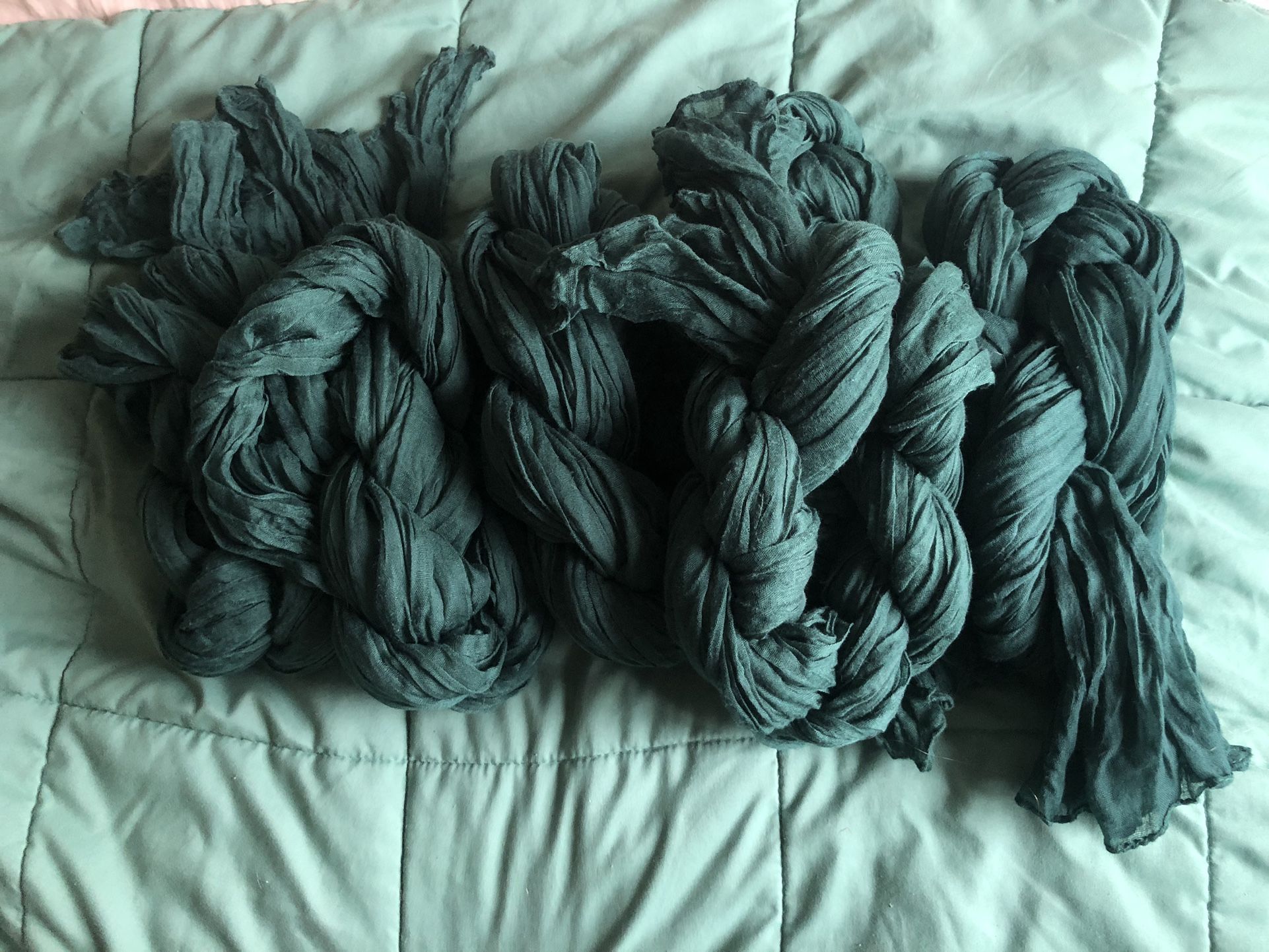 10ft Emerald Green Cheesecloth Runners