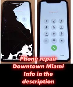 iPhone cracked screen