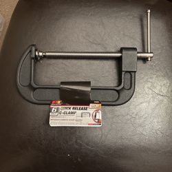 Quick Release C Clamp 6in