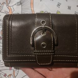 Brown Authentic Coach Wallet