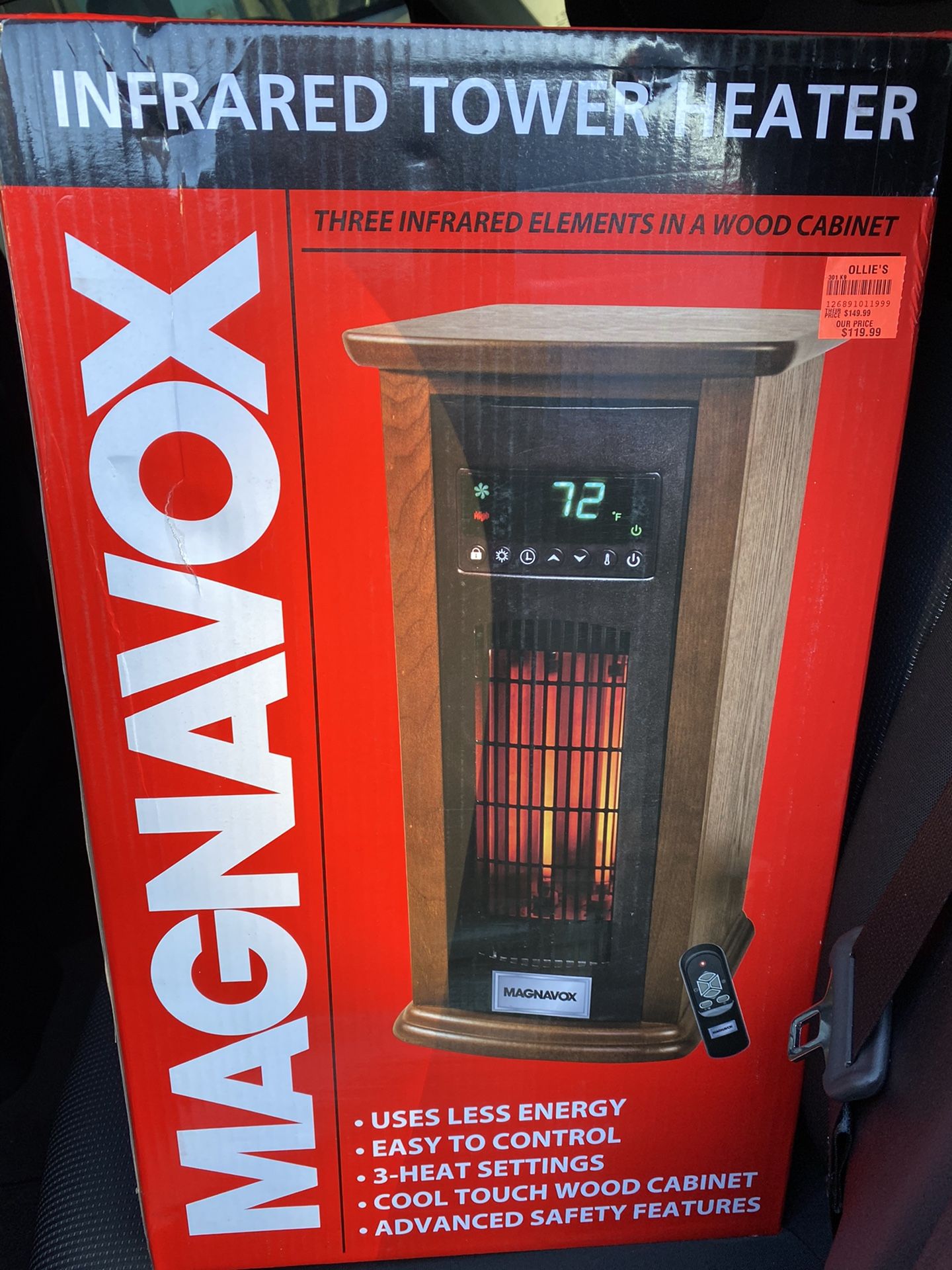 Magnavox- Tower Heater with remote