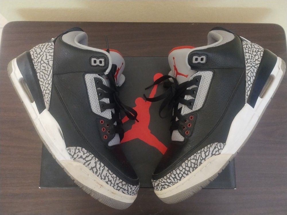 Jordan Retro 3 Black Cement Og