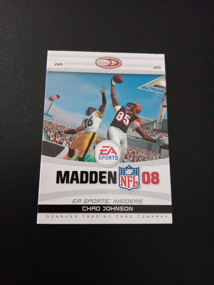 Very Cool Card! Chad Johnson.  PLEASE CHECK OUT ALL MY OFFERS.  THANK YOU 😊 