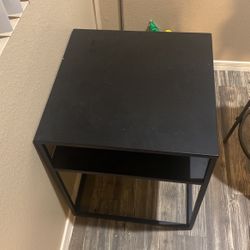 Black End Table 