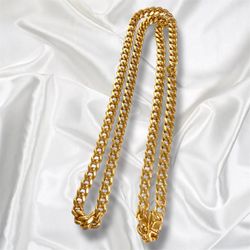 HEAVY 14k Yellow Gold Cuban Link Chain 90.5g 26in