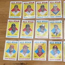 Topps 1987 All Stars Baseball Cards