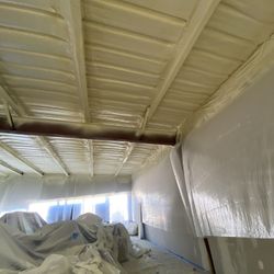 Spray foam insulation