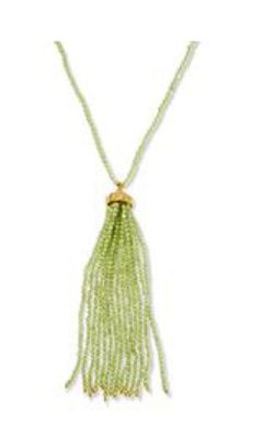 $82 Colleen Lopez GEM BEAD TASSEL NECKLACE pink SU 876478 New $82 Colleen Lopez GEM BEAD TASSEL NECKLACE pink SUNSToNe stock photo color different( ju