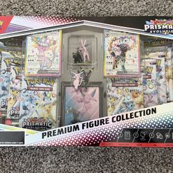 Pokémon TCG: Scarlet & Violet Prismatic Evolutions Premium Figure Collection NEW/SEALED