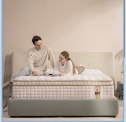 AN Adamant Noyau Full Size Mattress,12 Inch Hybrid Full Mattress in a Box with Memory Foam and Pocket Spring for Pressure Relief & Comfort Sleep & Zon