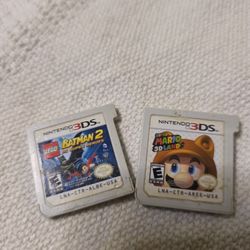 Lot of 2 Games Super Mario 3D Land (Nintendo 3DS) and Lego Batman 2 XL 2DS Game 