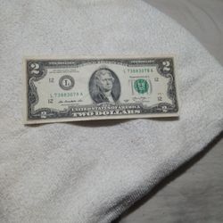 🇺🇸"$2. Dollar Bill. (77-88-333) Mix(2013)