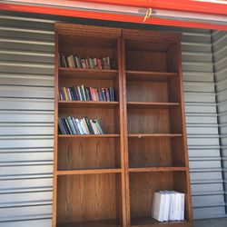 Modern Oak Bookshelf 