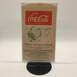 Antique Coca-Cola No Drip bottle Protector