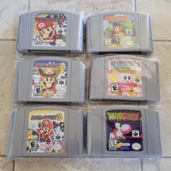 N64 Games - Nintendo 64 Cartridges - Super Mario - Zelda - Goldeneye - Pokémon- Yoshi - Kirby - Donkey Kong 