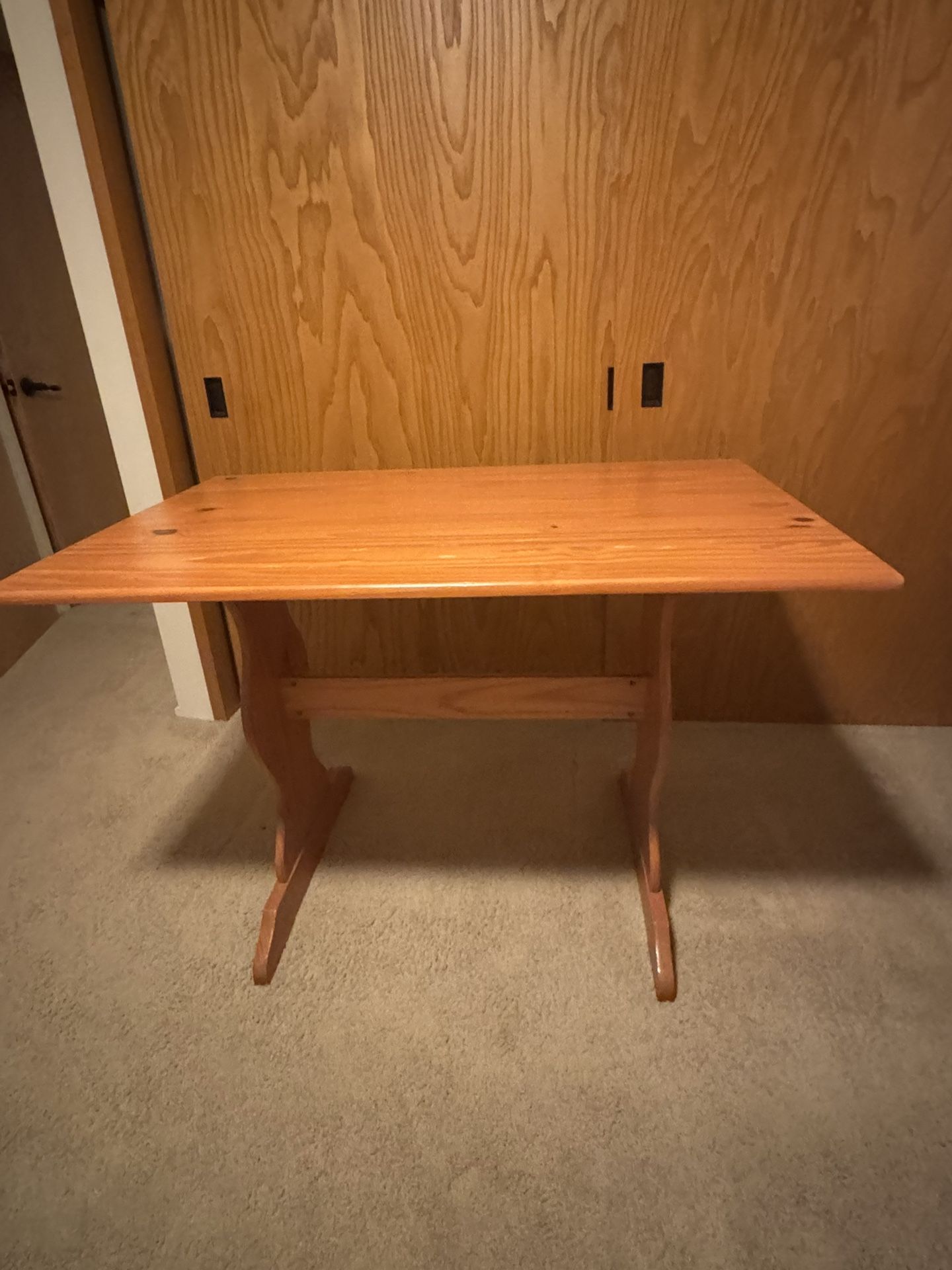 Wood Table From Breakfast Nook Set