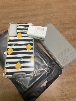 Samsung Galaxy S21 Plus Ultra Slim Corner Protection & portable power bank