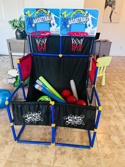 Kids basket arcade game