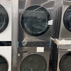 LG WASHER AND DRYER TOWER 