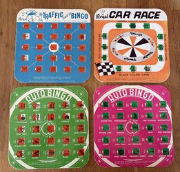 Vintage Auto Bingo Boards