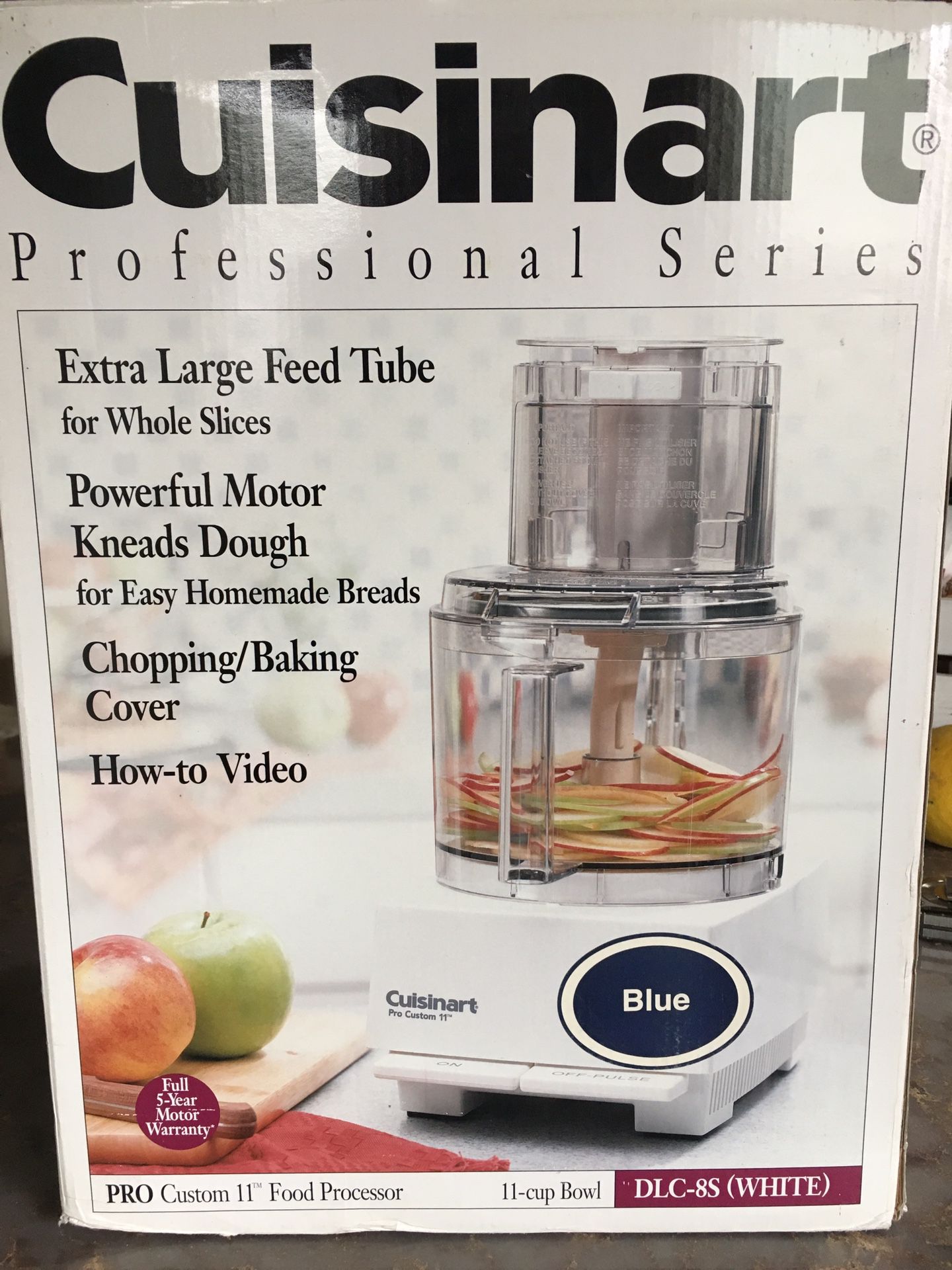 Cuisinart Pro Series Food Processor. 11 cup capacity. Color is blue. Only used a few times. Works beautifully.