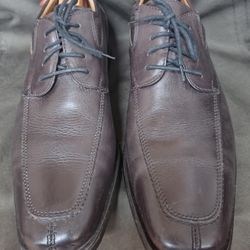 Belvedere Brown Leather Lace Up Dress Shoes Men's Size 10 D