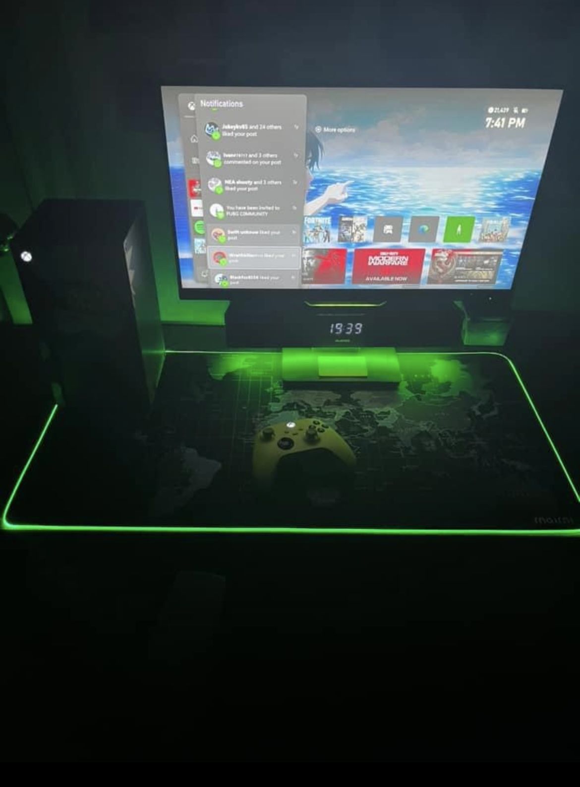 X-large LED Mouse Pad