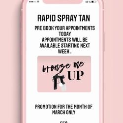 Rapid Spray Tanning