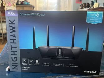 NETGEAR Nighthawk - 6 STREAM WIFI ROUTER