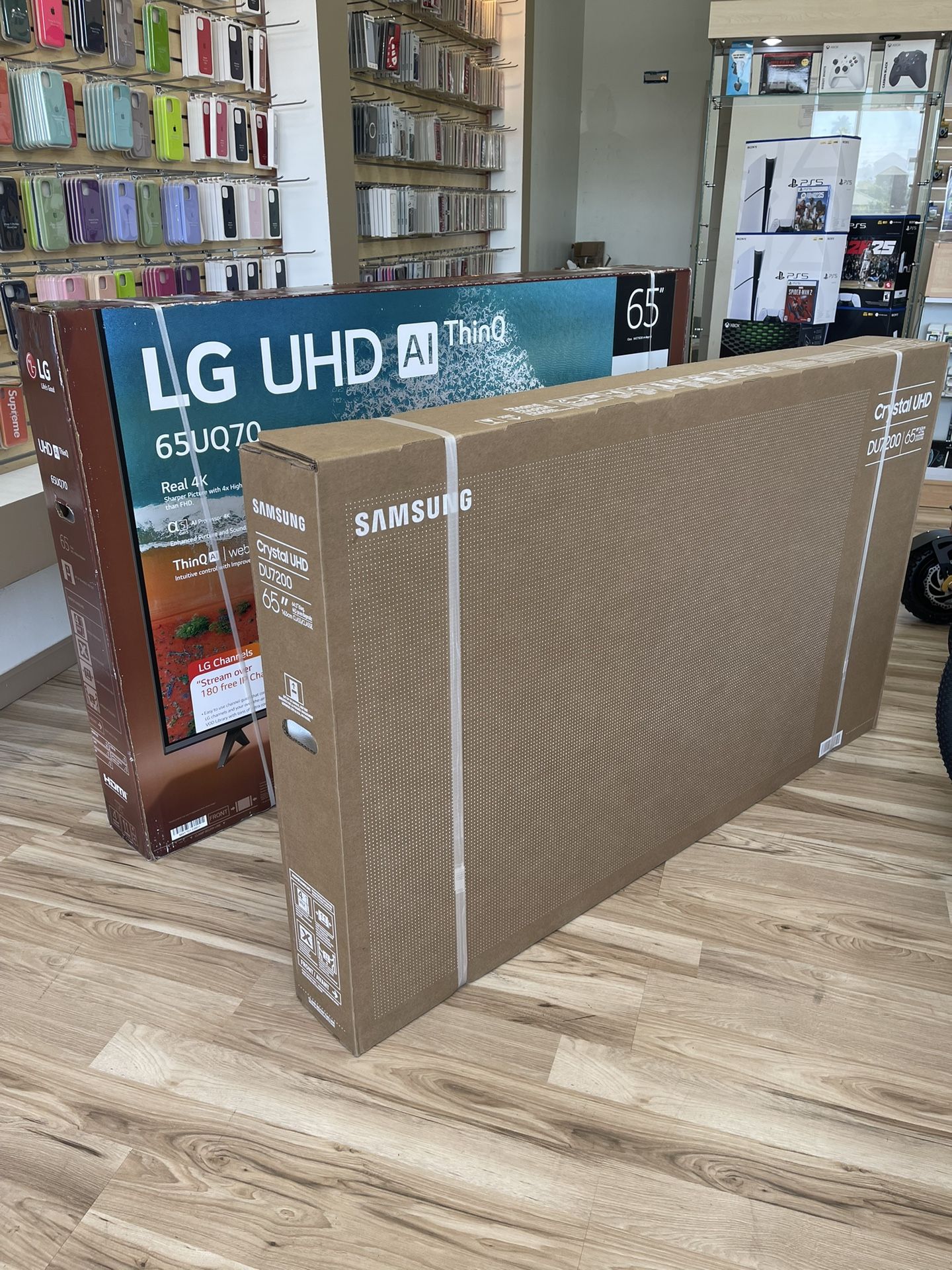 65” Inch Samsung & LG 4K Smart TV Brand New $50 Is The Initial Payment To Finance (Read Description)