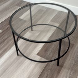 Round Glass Table