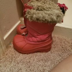 Toddler Girl Snow Boots Size 5