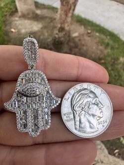 Plata 925 colgante mano de Fátima
